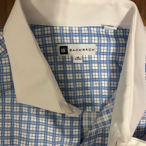 Bachrach Blue, Gray, and Purple Dress Shirts Bundle - Picture 6 of 14